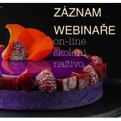 Tart Mousse ribes nero/lamponi, registrazione del webinar