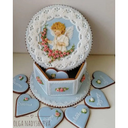 Perníková svatební krabička