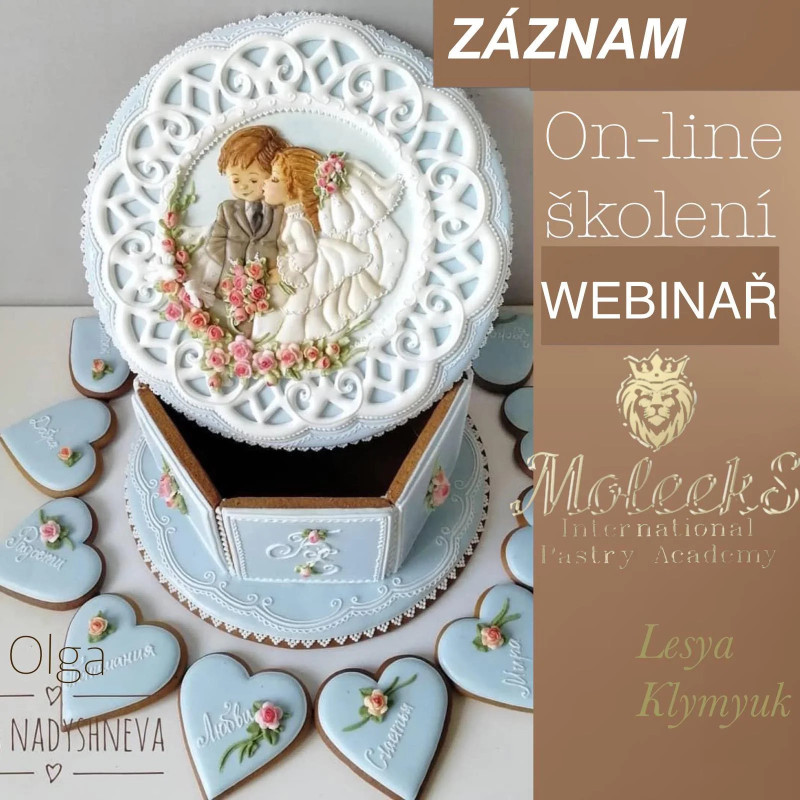 Perníková svatební krabička