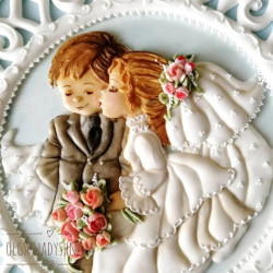 Perníková svatební krabička