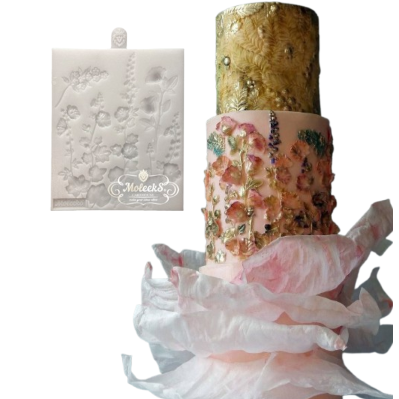 Mallow & Roses & Myosotis